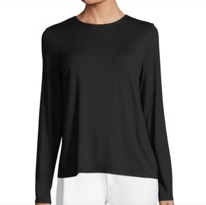 Eileen Fisher long sleeve crew neck tee